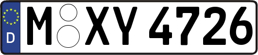 M-XY4726