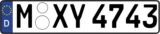 M-XY4743