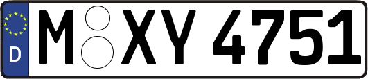 M-XY4751