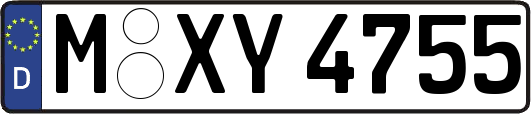 M-XY4755