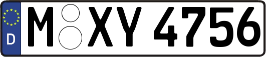 M-XY4756