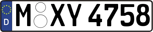 M-XY4758