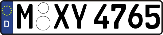 M-XY4765