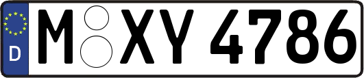 M-XY4786