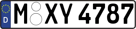 M-XY4787