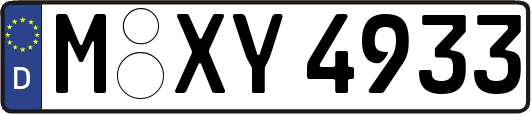 M-XY4933