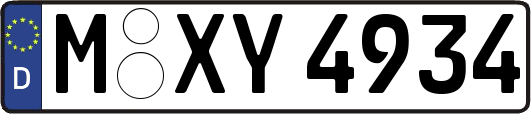 M-XY4934