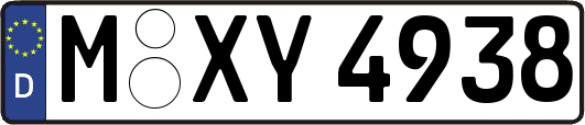 M-XY4938