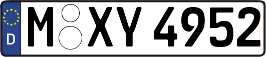 M-XY4952