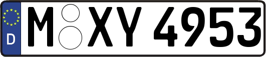 M-XY4953