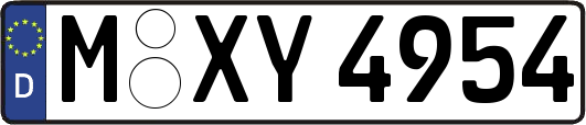 M-XY4954