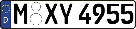 M-XY4955