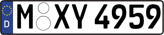 M-XY4959