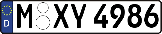 M-XY4986