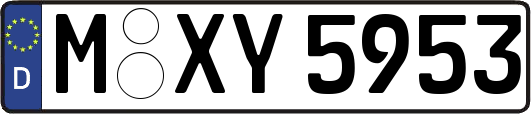 M-XY5953