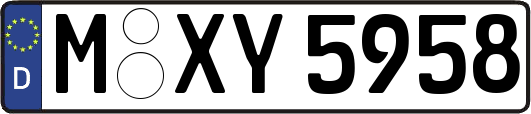 M-XY5958