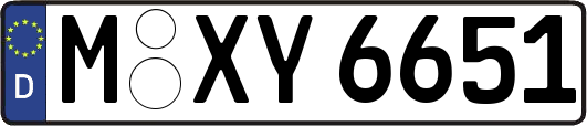 M-XY6651