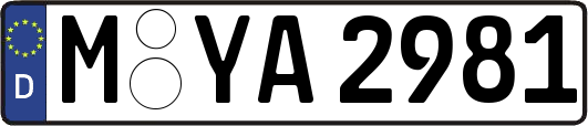 M-YA2981