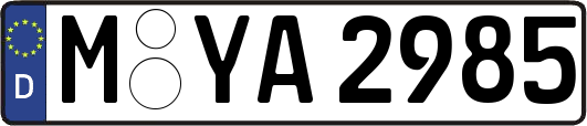 M-YA2985