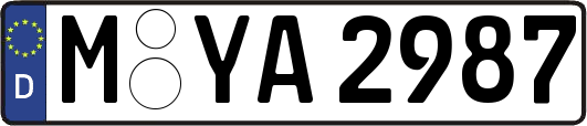 M-YA2987