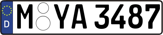 M-YA3487