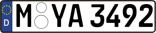 M-YA3492