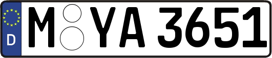 M-YA3651