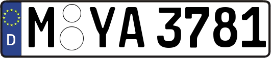M-YA3781