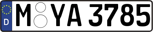 M-YA3785