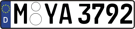 M-YA3792