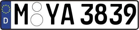 M-YA3839