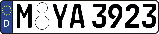 M-YA3923
