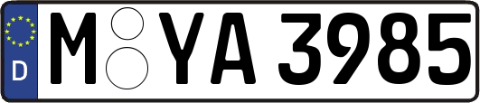 M-YA3985