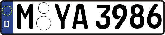 M-YA3986
