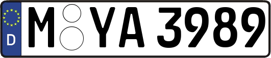 M-YA3989