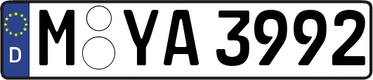 M-YA3992