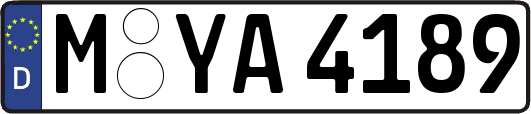 M-YA4189