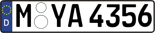 M-YA4356