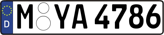 M-YA4786