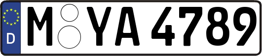 M-YA4789