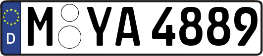 M-YA4889