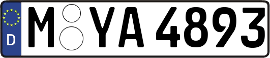 M-YA4893