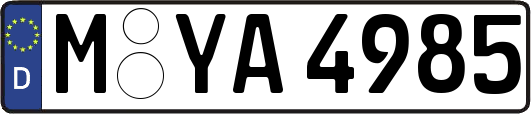 M-YA4985