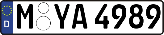 M-YA4989