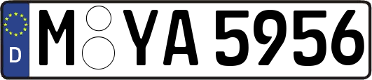 M-YA5956