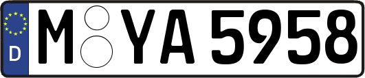 M-YA5958