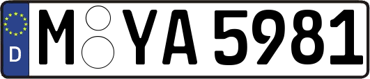 M-YA5981