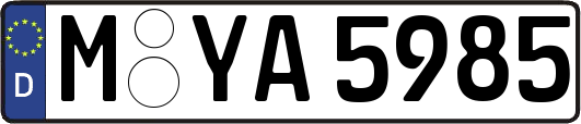 M-YA5985