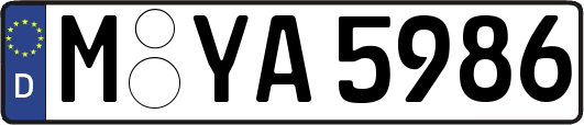 M-YA5986