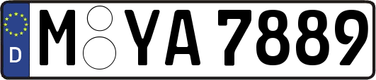 M-YA7889